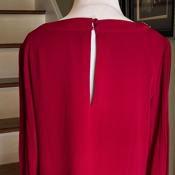 NWT Marc New York Chiffon Dress w/ Silver Beading Sz 8 - Picture 4 of 6